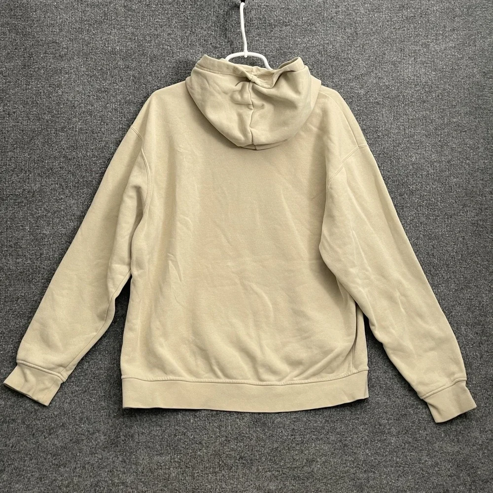 Nike Air Jordan Essentials Fleece Hoodie Mens Sz L Pullover Cream DQ7466-206